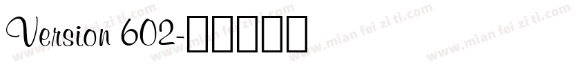Version 602字体转换